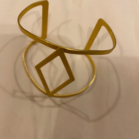 Gold Cuff Bracelet - Picture 2 of 3